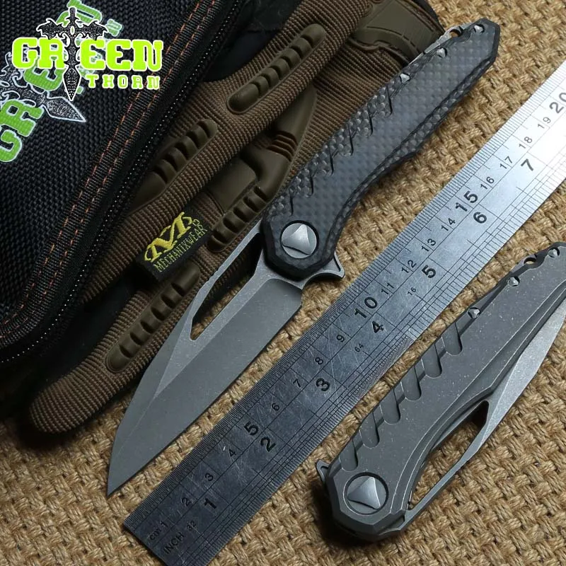 Green Thorn Sigil MK6 Флиппер складной нож для ежедневного использования M390 лезвие titanium