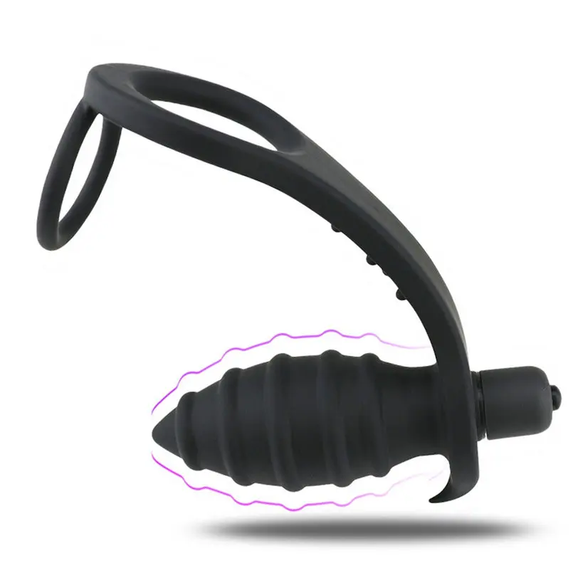 Силиконовый водонепроницаемый Стимулятор точки G массажер простаты Анальный