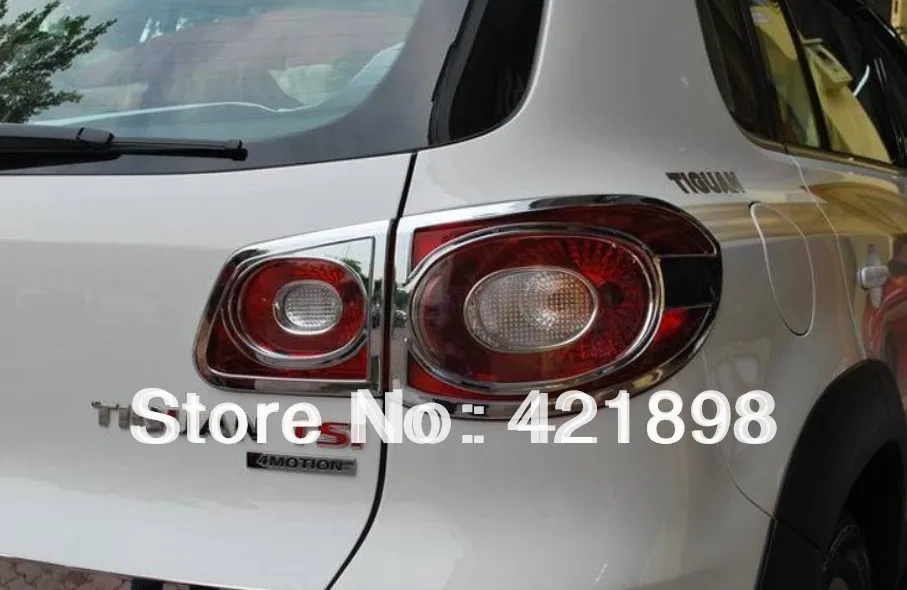 

For VW Tiguan 2009 2010 2011 ABS Chrome Tail light lamp cover trim 2 pcs