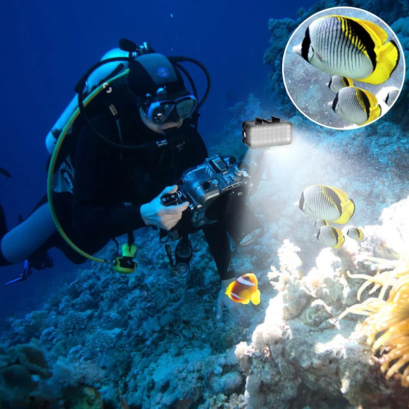 Дайвинг свет высокой мощности с регулируемой яркостью Водонепроницаемый