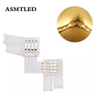 5 шт.лот 2-контактный 4-контактный 5-контактный 8 мм 10 мм 12 мм L T X образный светодиодный разъем для подключения одноцветного разъема для светодиодной ленты 3528 5050 RGB