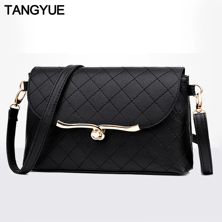

TANGYUE Crossbody Bags for Women Leather Handbags Women's Shoulder Bag Women Clutch Female Hand Bag feminina sac a main femme