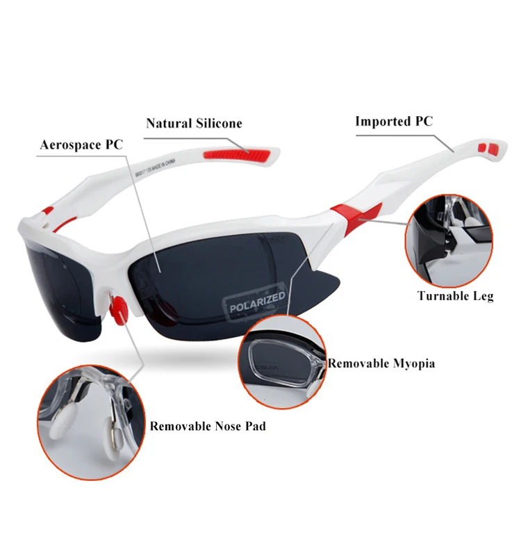 2018 Мужские поляризационные солнцезащитные очки с клипсой gafas sol спортивные для
