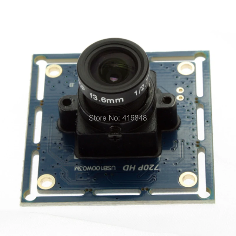 Модуль камеры 720P 1280X720 MJPEG YUY2 hd mini 38*38 мм OV9712 CMOS usb для автоматического торгового
