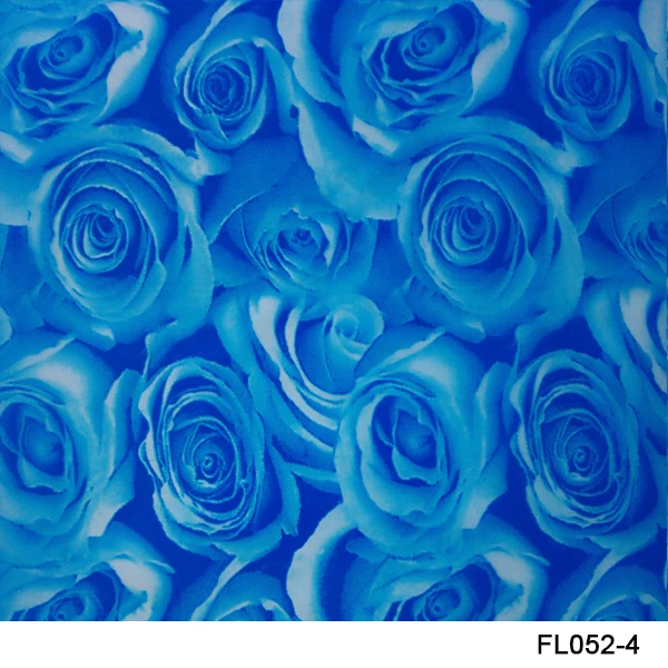 

FL052-4 10 square Width 0.5m Blue rose hydrographic printing film water transfer film
