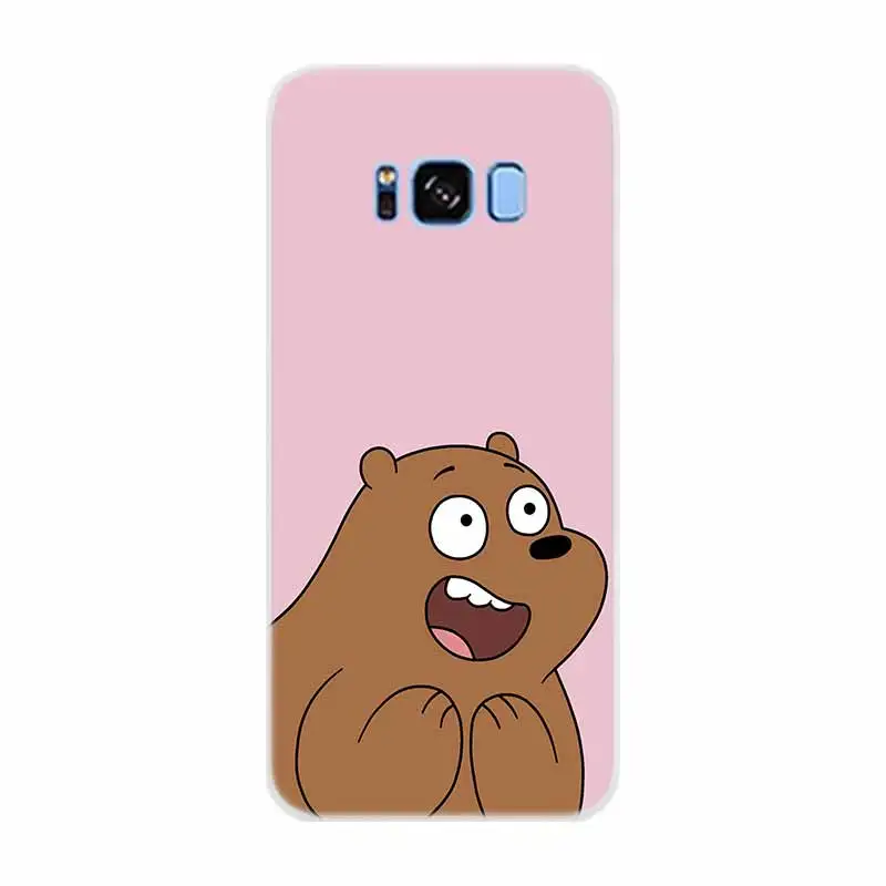 as the picture 07 Мягкий силиконовый чехол из ТПУ с милыми голыми медведями для samsung Galaxy S6 S7 Edge S8 S9 S10 S11 Plus E Note 8 9 10Plus - Цвет: as the picture 07