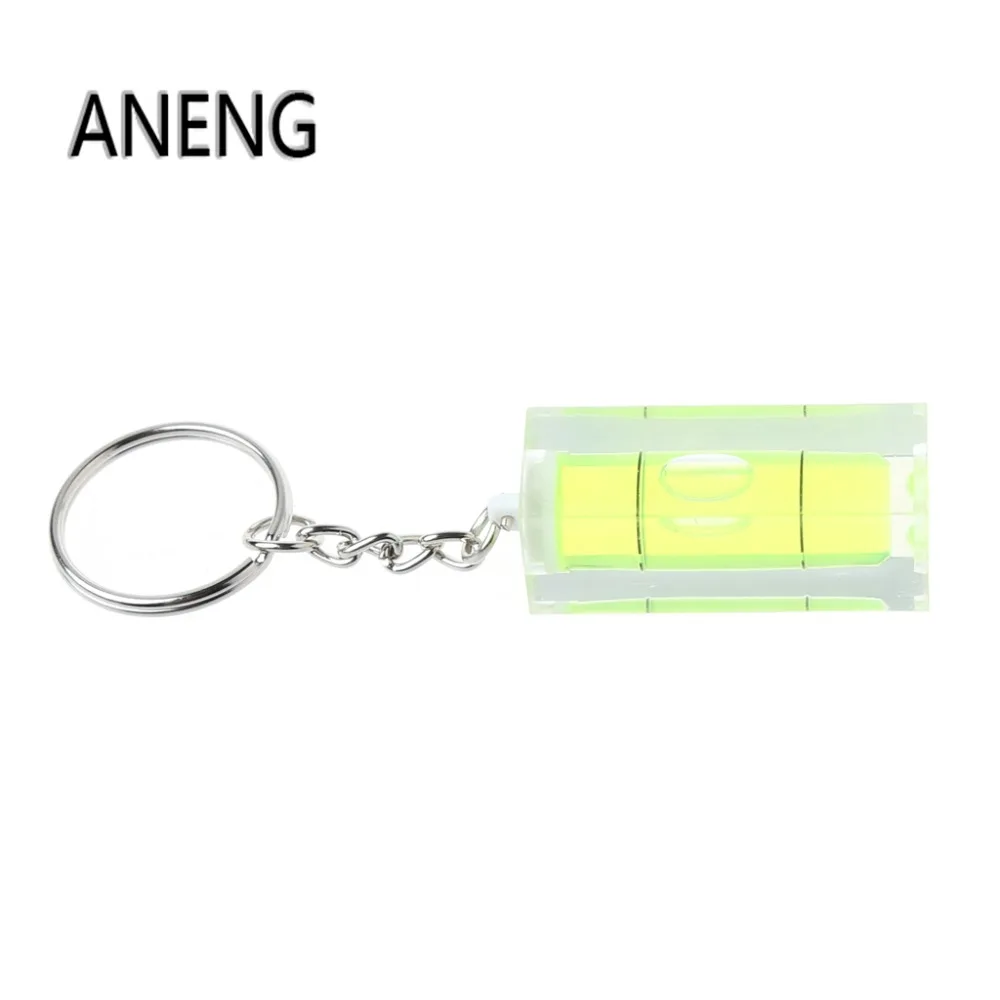 

ANENG Mini Square Spirit Level Key Ring Key Chain Tool Gadget Fr Photo Wall Hanging TV