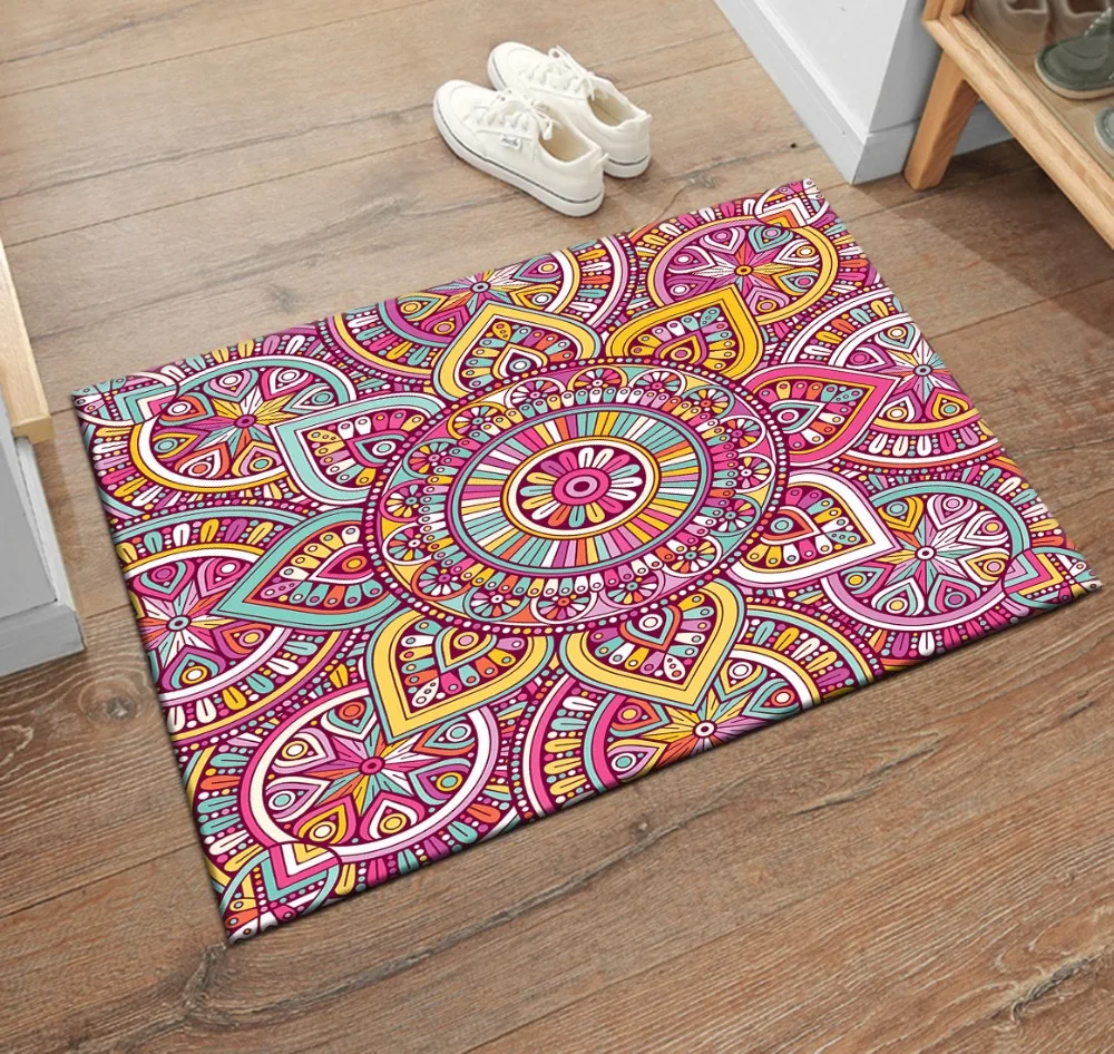 LB Mandala марокканские коврики и для детей Домашняя гостиная кристальная Бархатная
