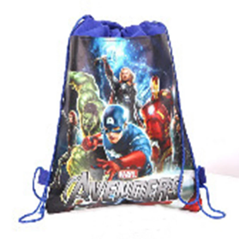 1 шт. Marvel Мстители Drawstring подарки сумки супергероя Детский рюкзак День рождения