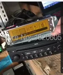 

Оригинальный желтый Экран Поддержка USB Двухзонный воздуха Bluetooth дисплей, монитор 12 pin для Peugeot 307 407 408 для citroen C4 C5