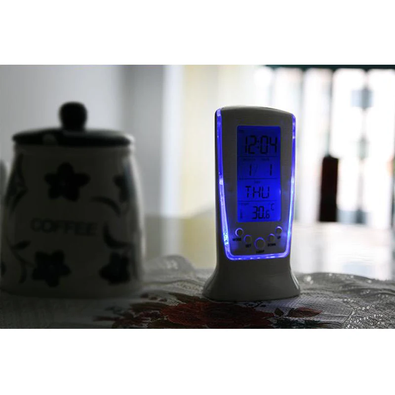 2016 Новинка светодиодный электронный световой сигнализации немой календарь