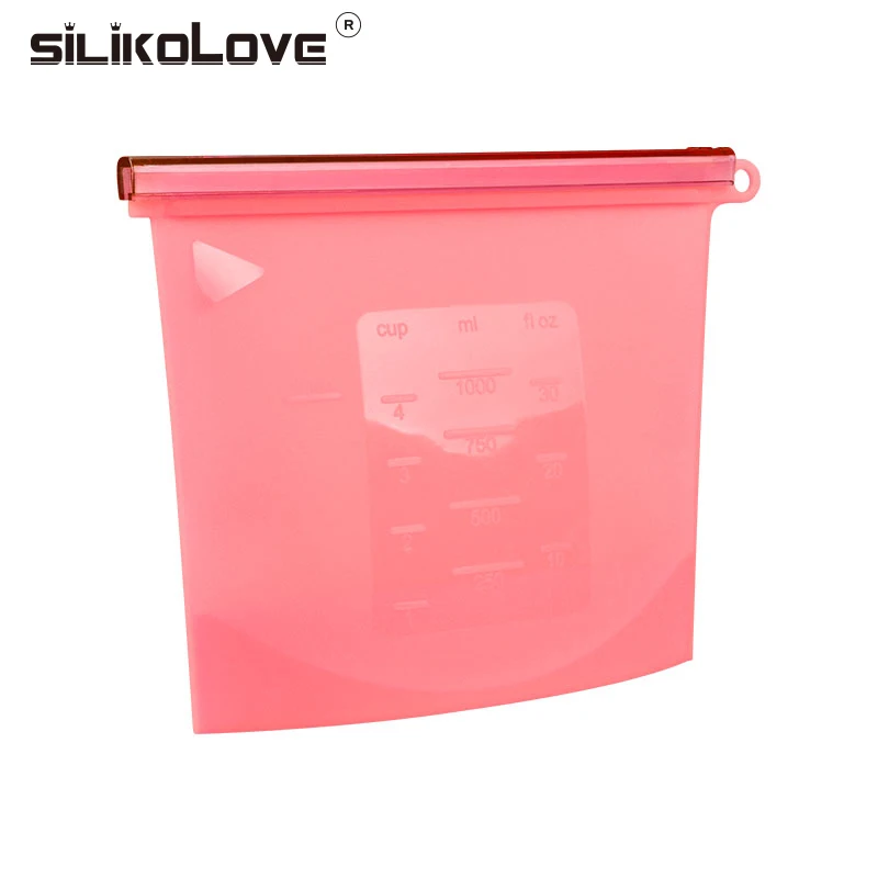 Домашний пищевой контейнер SILIKOLOVE для холодильника многоразовые