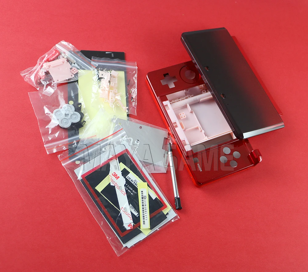 1 комплект полный Корпус Оболочка Чехол с экран Объектив для 3DS чехол Крышка