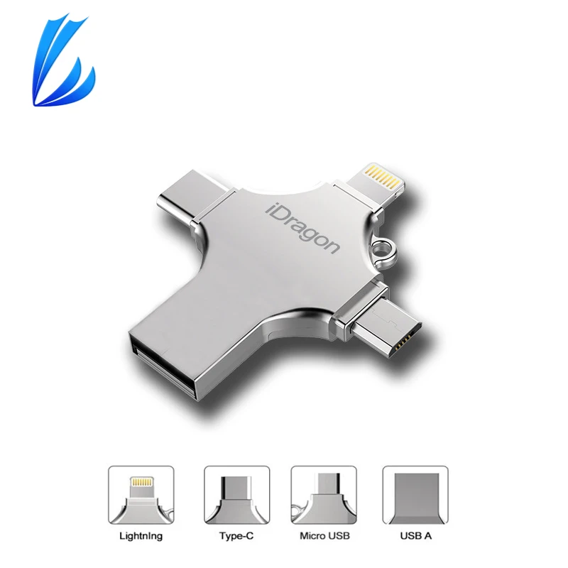 LL TRADER Флешка USB флеш-накопитель 32 64 ГБ для iPhone Android type-C PC iOS память OTG ключ ручка |