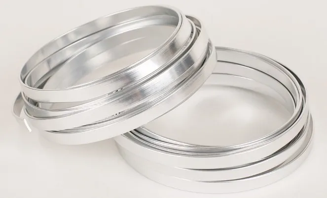 10 цветов плоская анодированная алюминиевая проволока для упаковки 5x1 мм