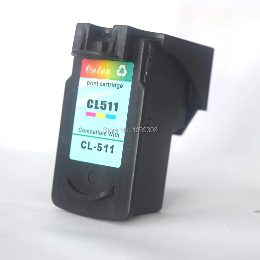 1 цветной чернильный картридж совместимый с Canon CL511 для MP270 MP280 MP480 MP490 MX350 MP240 iP2700 MP282