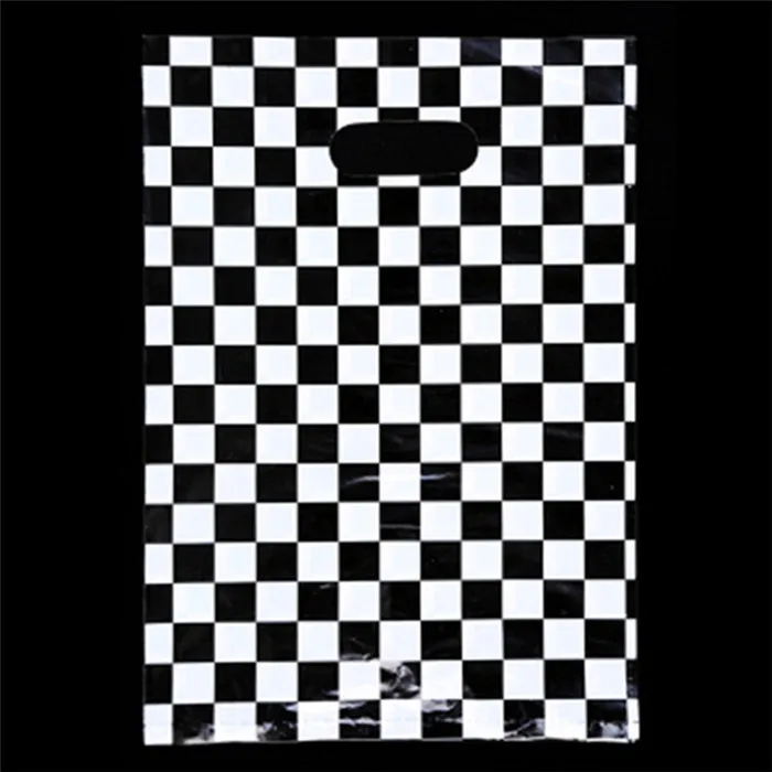 10 шт. 15x20 см 20x26cm Пластик сумки с ручками подарочные пакеты вечерние украшения