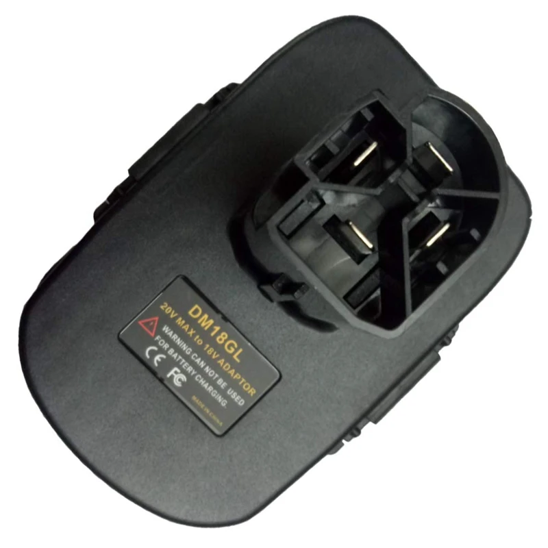 Адаптер для аккумулятора Dm18Gl Milwaukee 18V и Dewalt 20V литиевая батарея Craftsman 19.2 никелевый