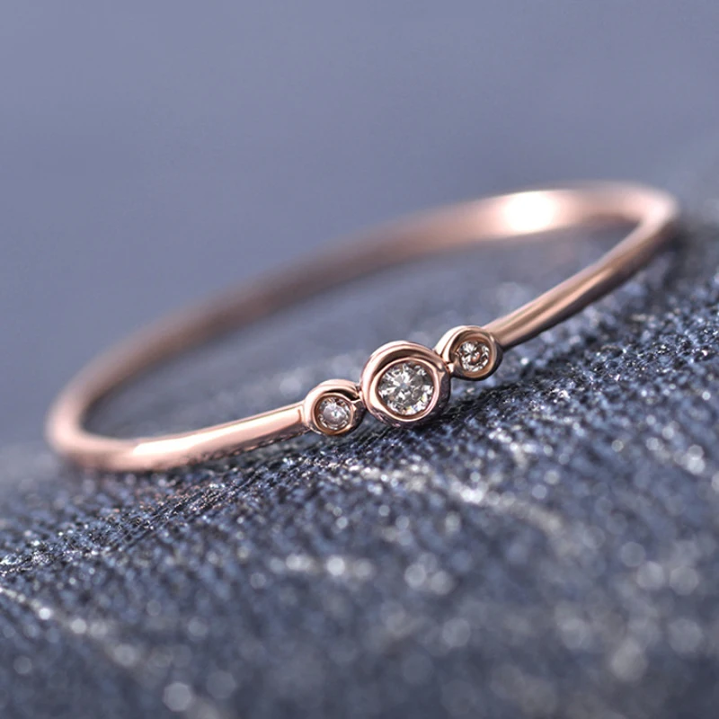 Модное 1 шт. простое 3 украшения Золотое и серебряное круглое кольцо