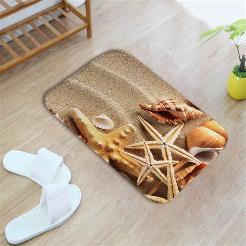 Креативный морской узор 3D принт прихожая вход напольные коврики детские комнаты