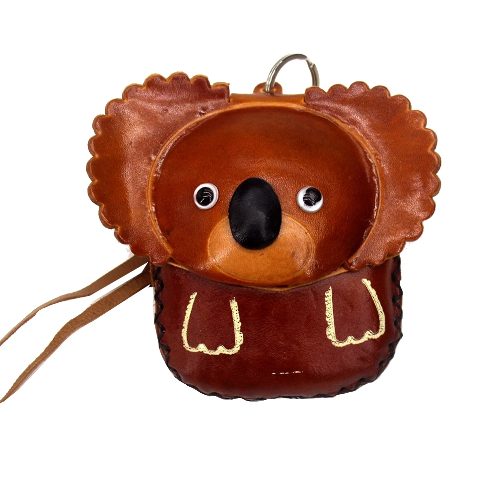 Женский винтажный кошелек из искусственной кожи с рисунком коалы отделением для