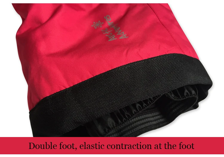 Winter Ski Pants Fleece Girls Waterproof Outdoor Snowboard Trousers Boys Children Snow Pant Warm Windproof Skiing Overalls
