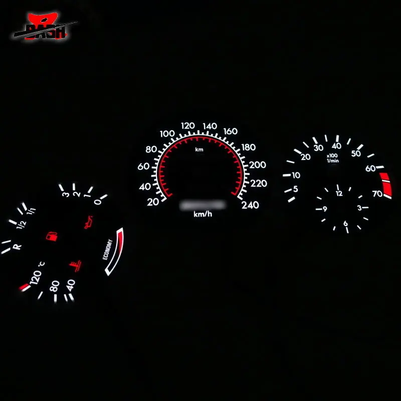 DASH 240 км с экономичным расходом топлива для Mercedes W124 W126 W201 190E EL светящийся датчик