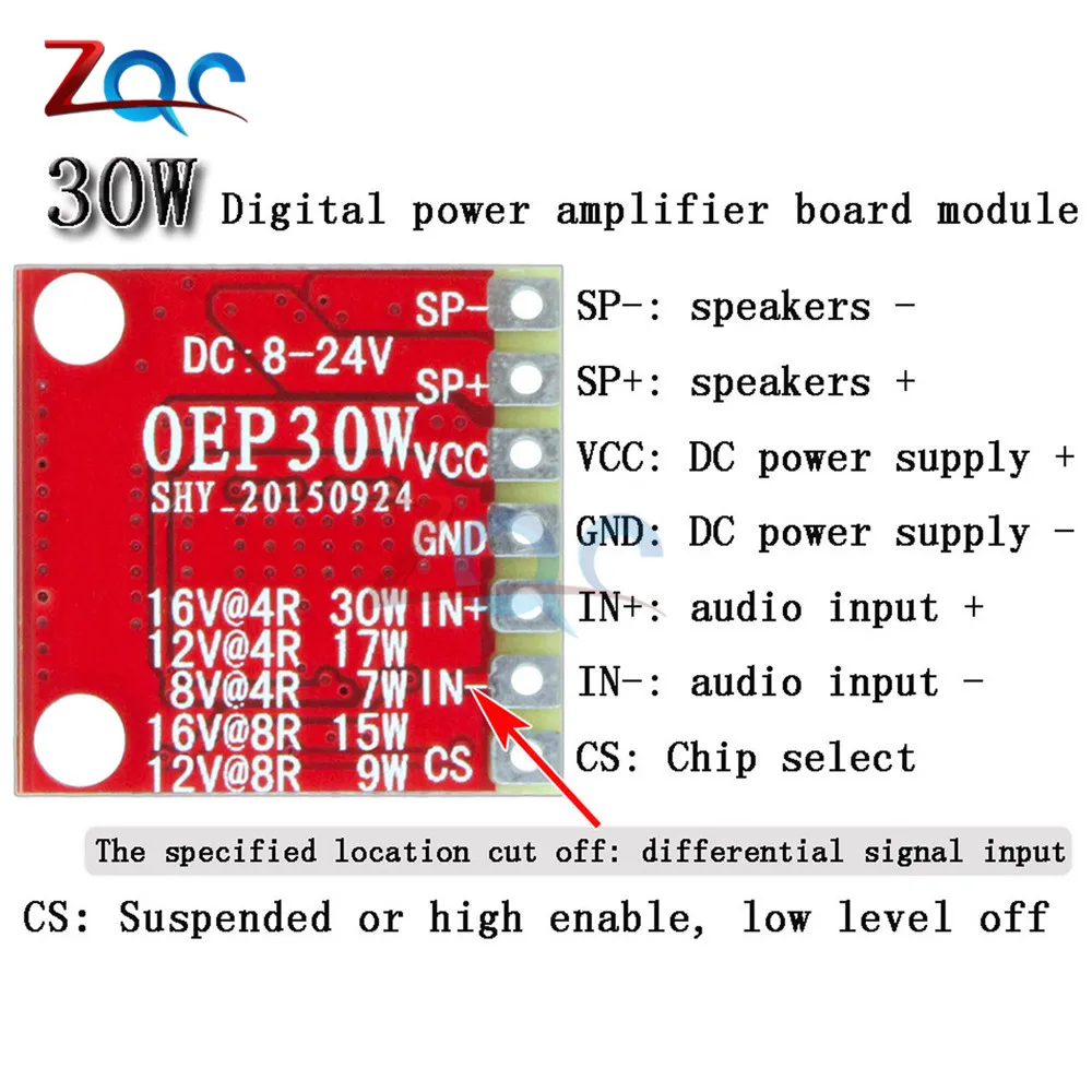 Моно цифровой усилитель OEP30W плата модуля Diy комплект усилителя 30 Вт класс D|kit kits|kit