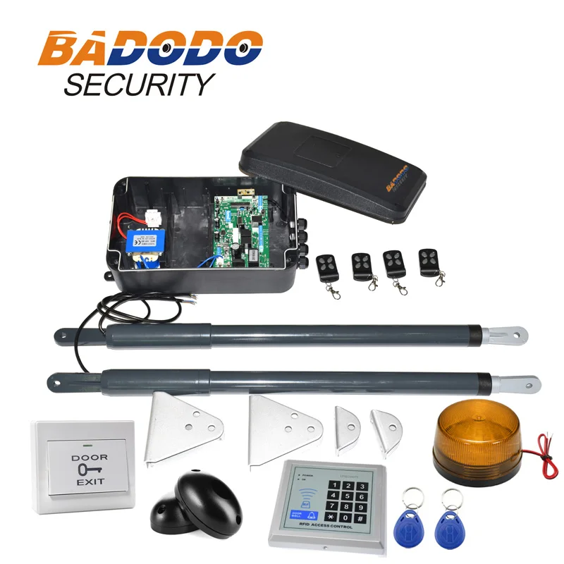 Kit6 200 кг система двигателя автоматическая дверь AC220V/AC110V поворотные ворота привод костюмы открывалка ворот - Цвет: Kit6