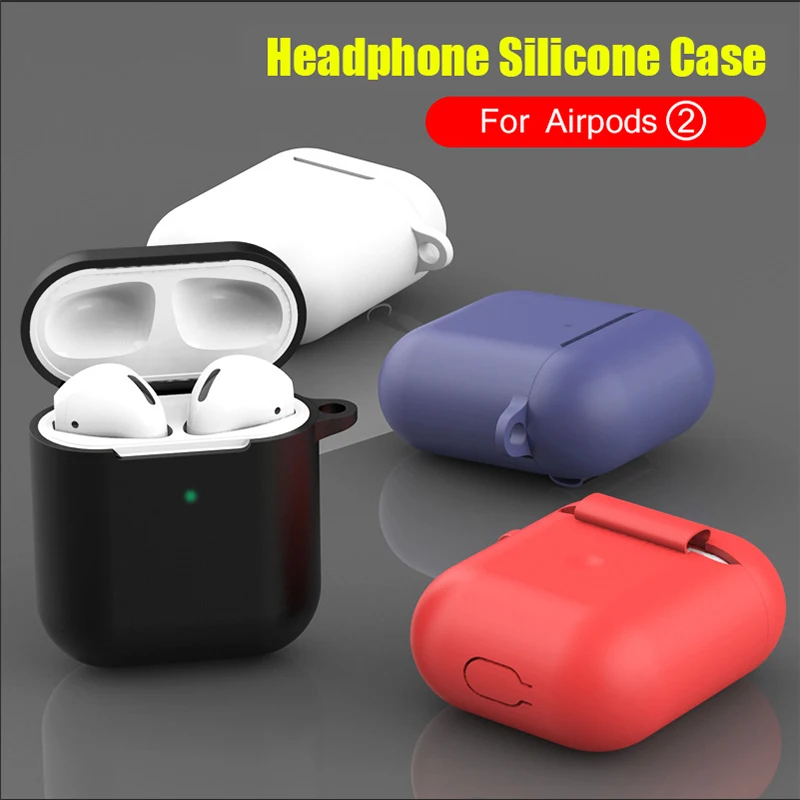 AIFFECT Bluetooth чехол для Apple AirPods 2 Силиконовый наушник Защитная крышка аксессуары