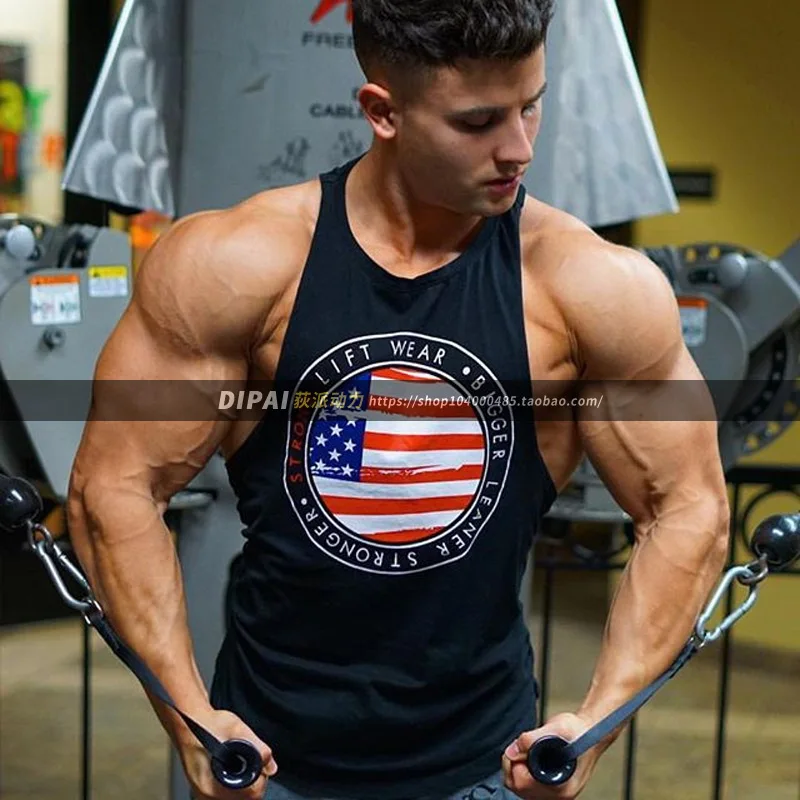 Новинка 2017 широкополосный фитнес-жилет Движение лето с барьерами мужчины