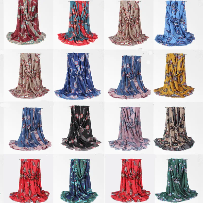 Новинка Женский атласный Шелковый квадратный шарф с принтом Женская шаль