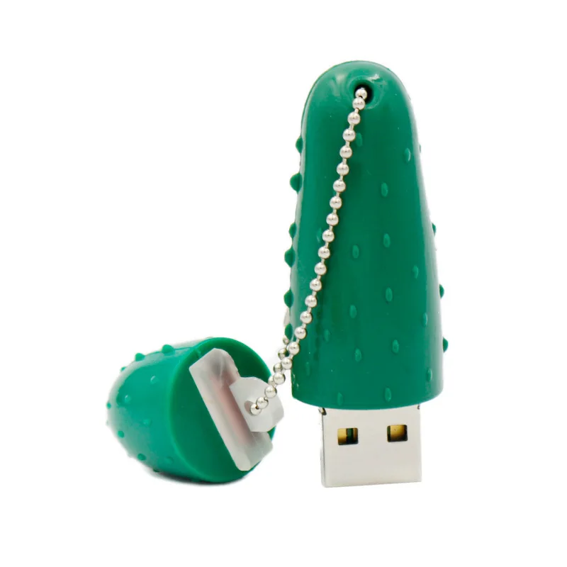 Мультяшный огурец usb флеш-накопитель 2 Гб флеш-диск для овощей 4 ГБ 8 16 u-диск 32