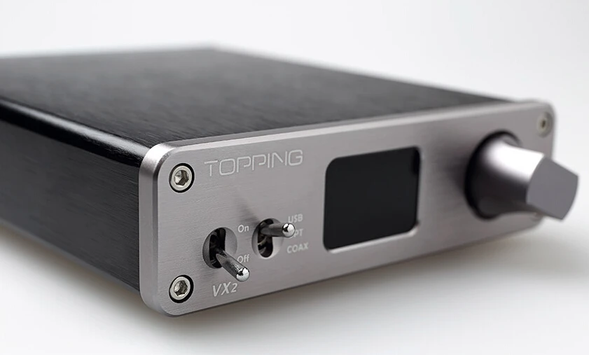 Topping VX2 full digital amplifier support 24bit/192kHz Coaxial &amp Optical input and 24bit/96kHz USB input.40W x 2 BTL output |