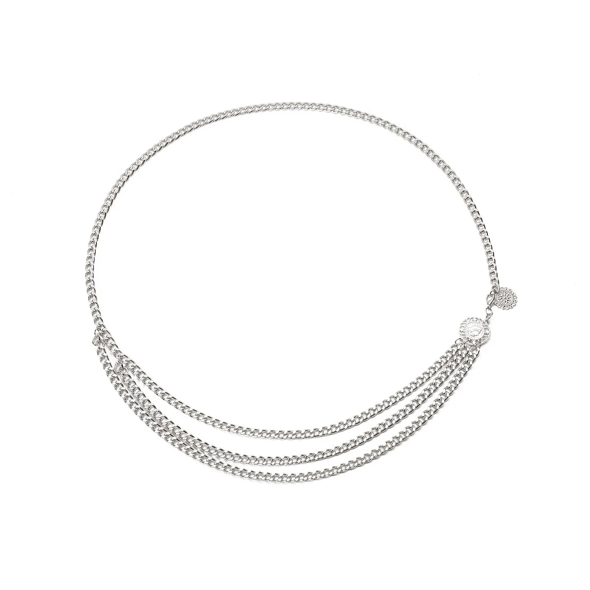 Sexy Women Metal waist chain match dress Fashion personality belt for women hip hop style female belts ceinture femme accessorie |