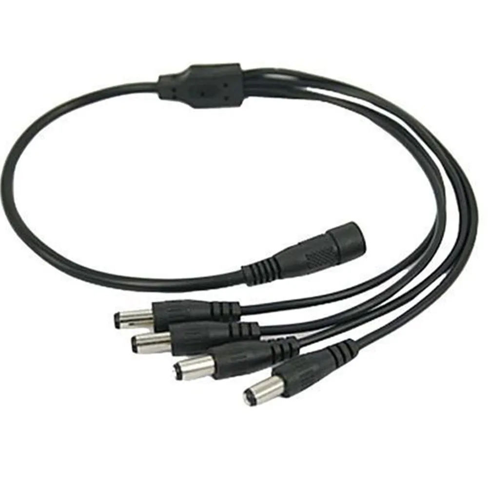 1 Female to 4 Male Channel Splitter Power Cable for CCTV Security Camera DVR | Обустройство дома