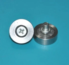 

4Pieces/Lot Diameter:22mm M6 Thickness:7mm Stainless Steel Bearing Pulley Roller Screw Rod Drawer Pulley