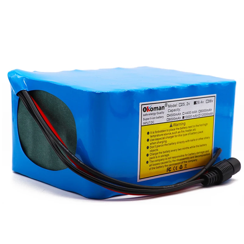 Аккумулятор высокой емкости 24 v 10ah 7S5P 15A BMS 250 w 29 4 V 10000 mAh аккумулятор для мотора
