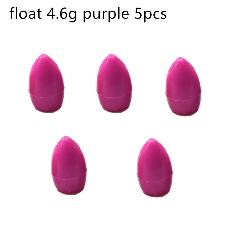 float 4.6g purple x5 Rompin long disatance casing SPIROLINO медленное погружение подвесное промежуточное Спиннинг для ловли нахлыстом - Цвет: float 4.6g purple x5
