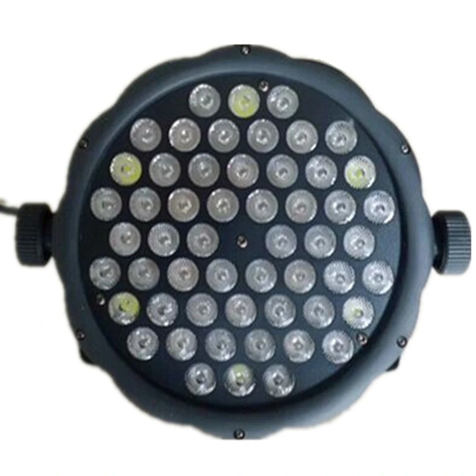 DJ 54 Светодиоды Par софит RGBW Вт AC110V 220 V DMX512 Strobe лазерный проектор сценический эффект