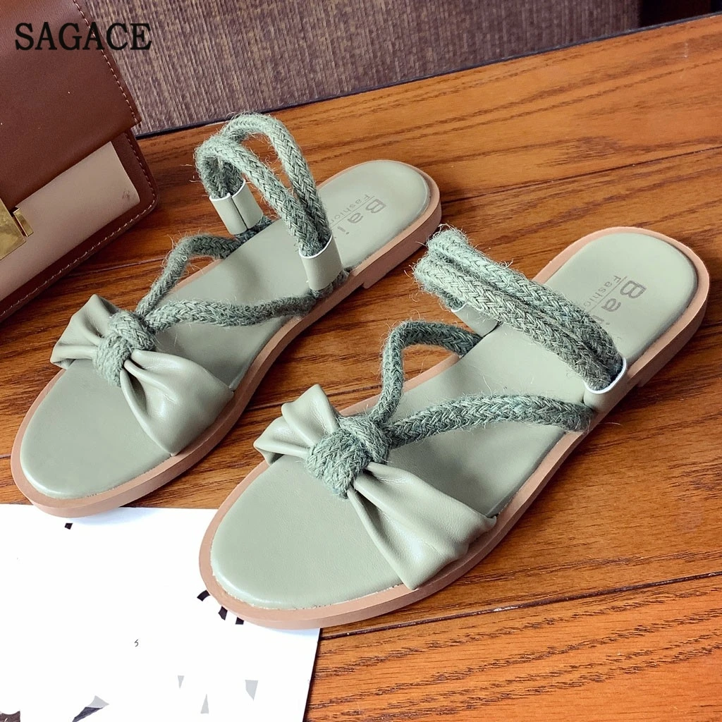 SAGACE женские летние сандалии с открытым носком римские Повседневная обувь