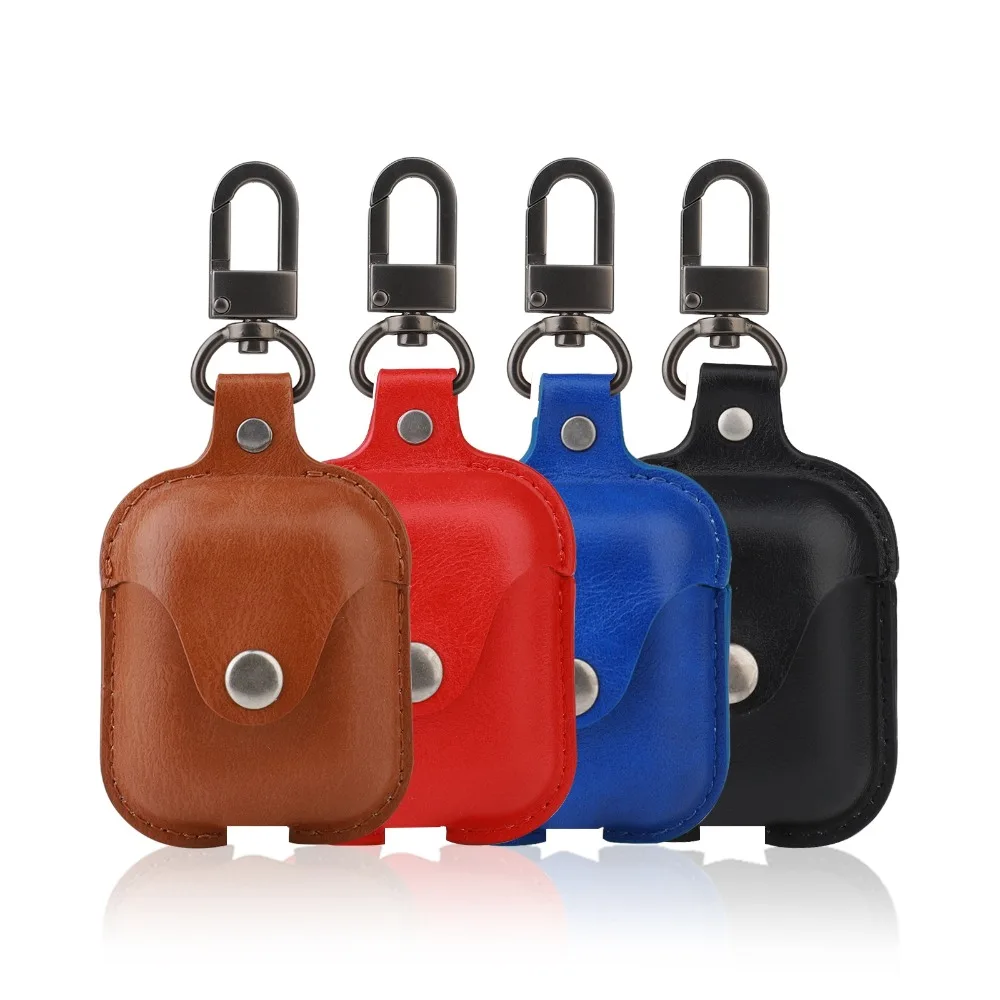 XBERSTAR защитный чехол из искусственной кожи для Apple AirPods True Wireless Bluetooth наушники
