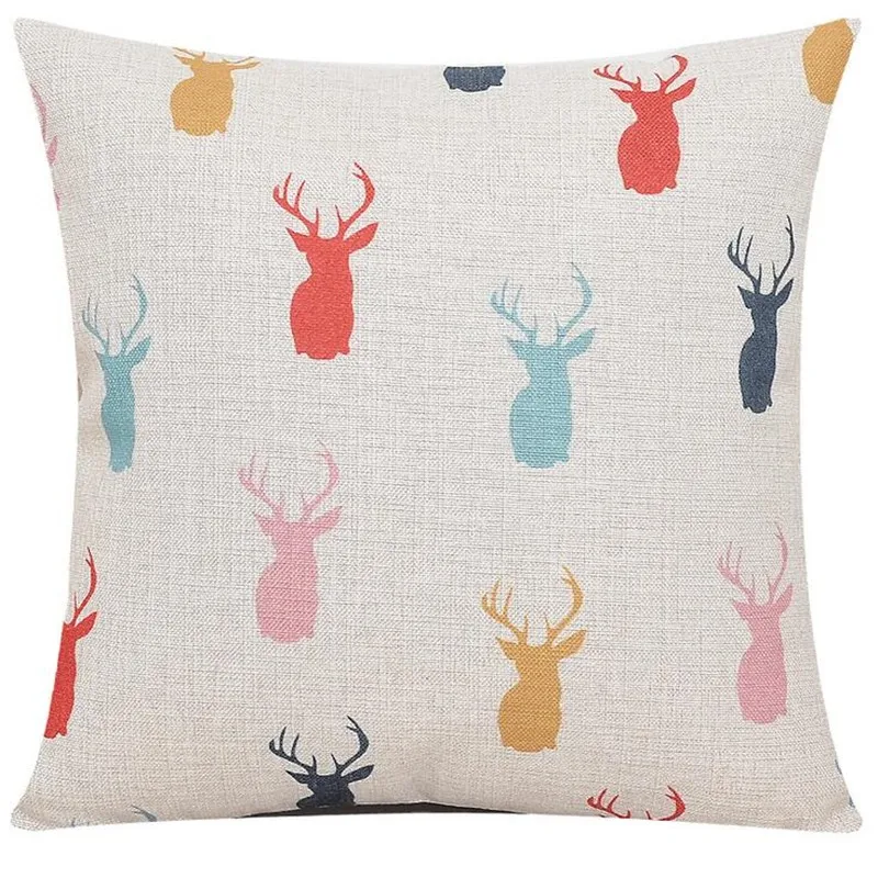 Домашняя наволочка с принтом в скандинавском стиле Простая цветная