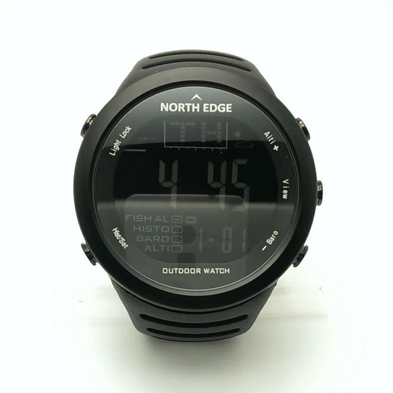 Бренд NORTH EDGE Многофункциональные цифровые часы для мужчин спорта на открытом