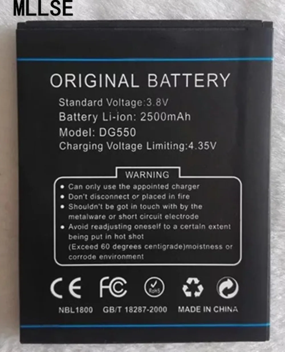 MLLSE 2500mAh DG550 Аккумулятор Для DOOGEE DAGGER MTK6592 Мобильный телефон аккумулятор|battery for