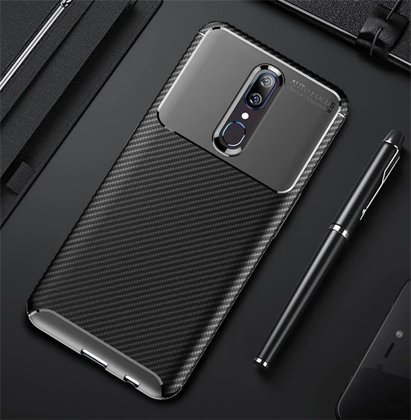 Чехол из углеродного волокна для OPPO F11 чехол 6 5 дюйма высококачественный с