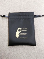 high quality 100pcs satin small drawstring bag size 79cm jewelry bag wholesale with custom 1 color logo free shipping