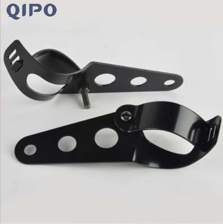 QIPO Универсальный кронштейн для крепления фар мотоцикла вилка уши регулятор Крепление зажим Чоппер держатель 28 мм-43 м для Honda
