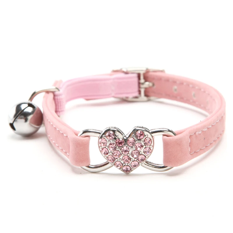 Маленькие кошки ошейники для питомцев аксессуары со стразами принадлежности