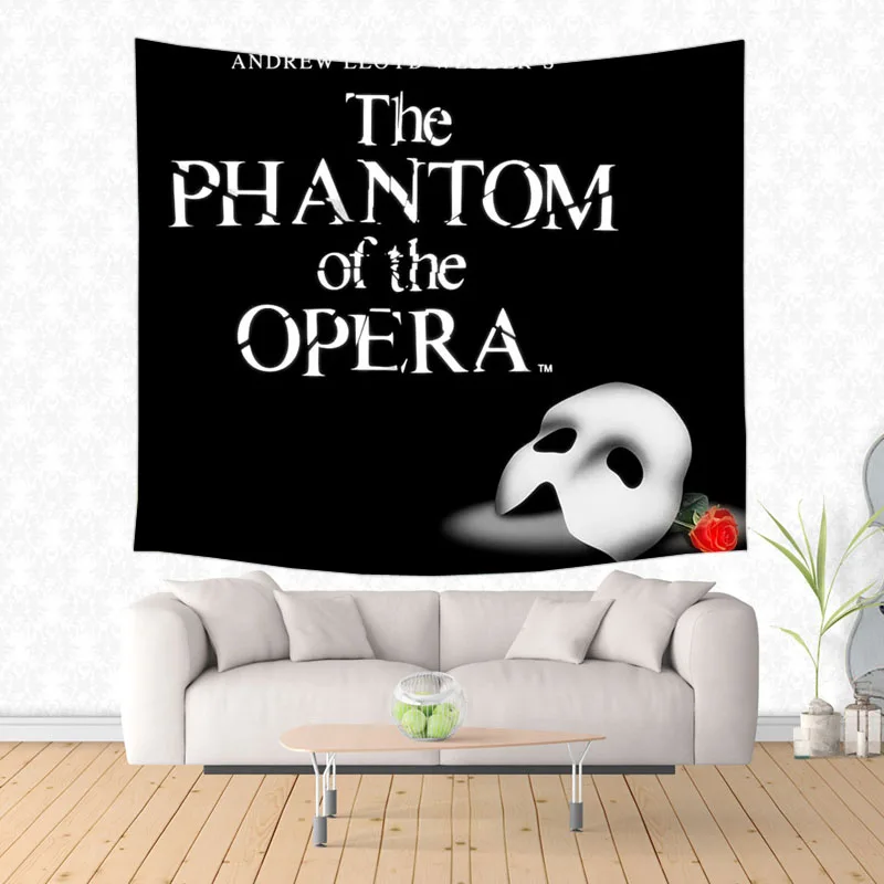 Музыкальный фантомный узор оперы гобелен декоративный настенный подвесной